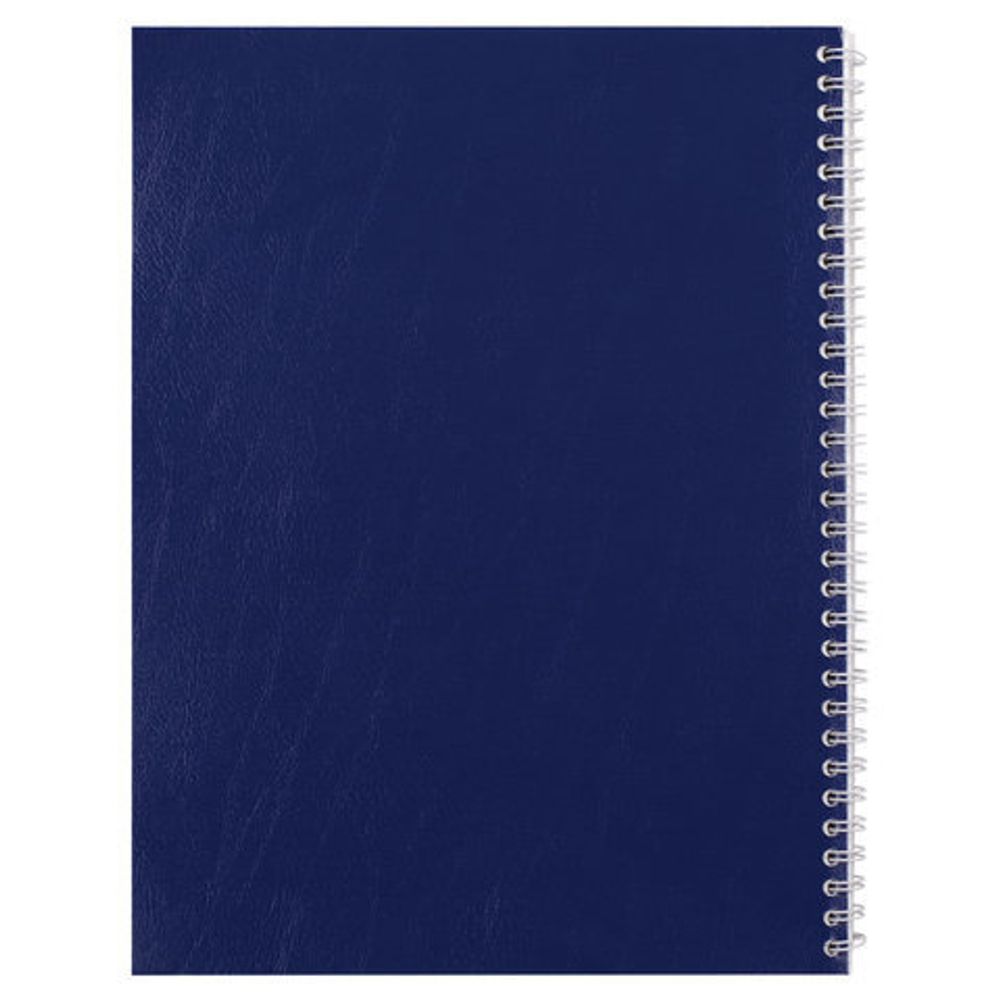 Тетрадь бумвинил, А4, 96 л., гребень, офсет №1, клетка, STAFF, СИНИЙ, 403406