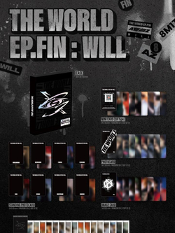 Альбом ATEEZ - THE WORLD EP.FIN : WILL 2nd Album PLATFORM 8 Version SET