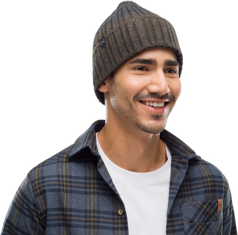 Шапка вязаная с флисом Buff Hat Knitted Polar Igor Graphite Фото 2