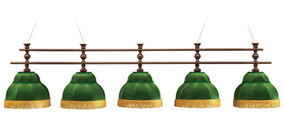 Лампа Аристократ 5 плафонов - береза