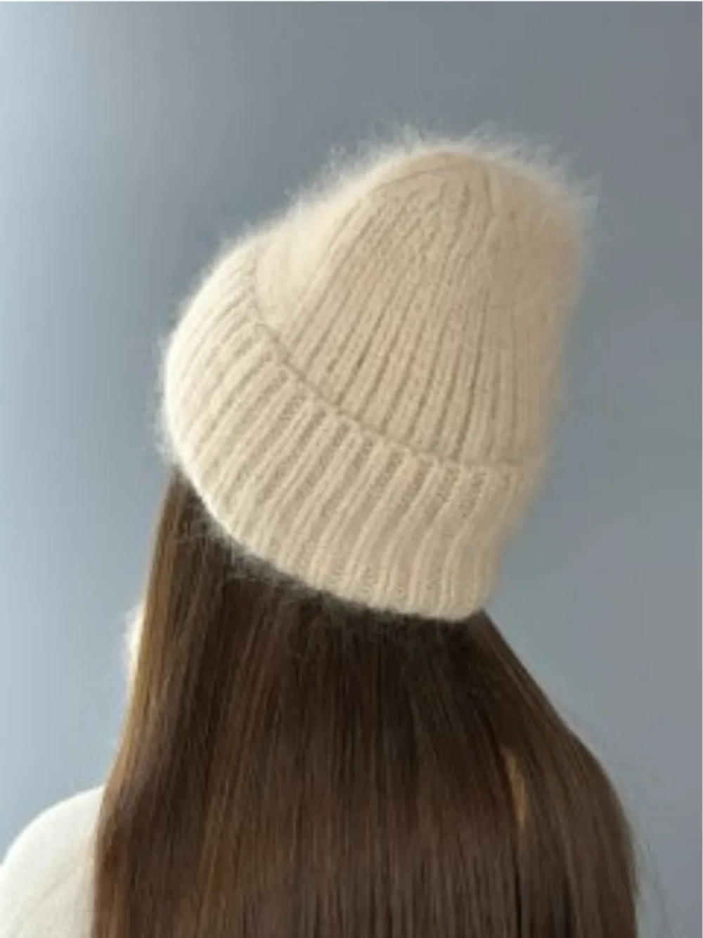 комплект шапка с шарфом- снуд зимний вязаный