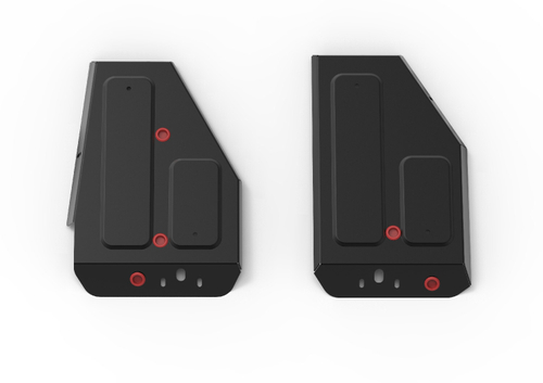 Защита топливного бака АвтоБроня для Jetour Traveller РКПП 4WD 2023-н.в./T2 РКПП 4WD 2024-н.в., сталь 1.5 мм, с крепежом, штампованная, 111.00944.1