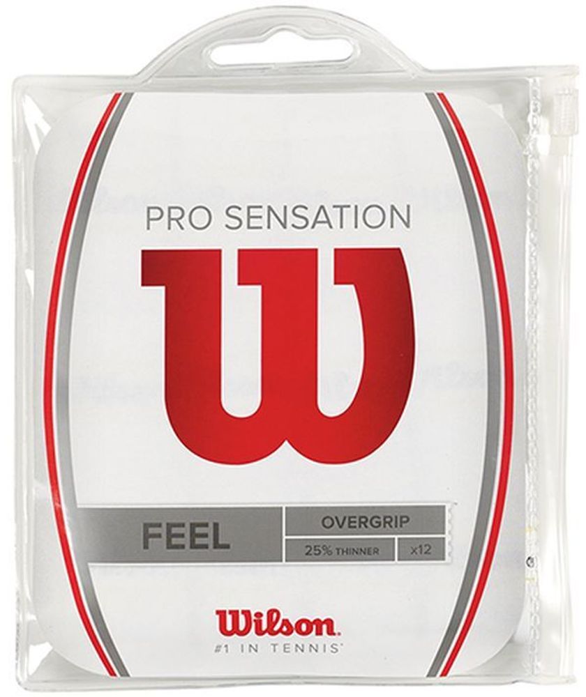 Теннисные намотки Wilson Pro Sensation 12P - white