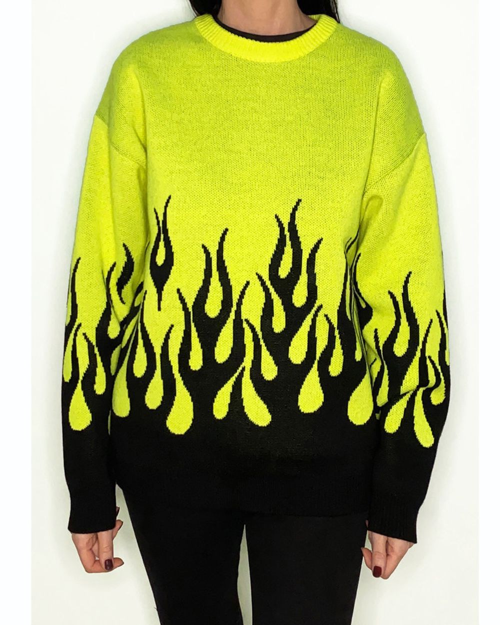 Свитер Behind the scenes Neon Flame Женский