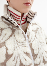 Куртка меховая, бежевая