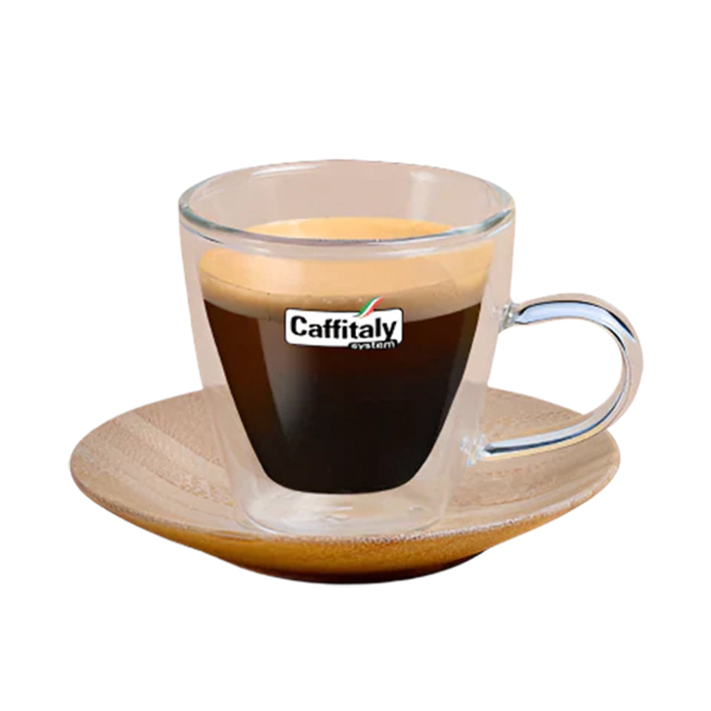 Набор чашек с бамбуковыми блюдцами 180 мл.