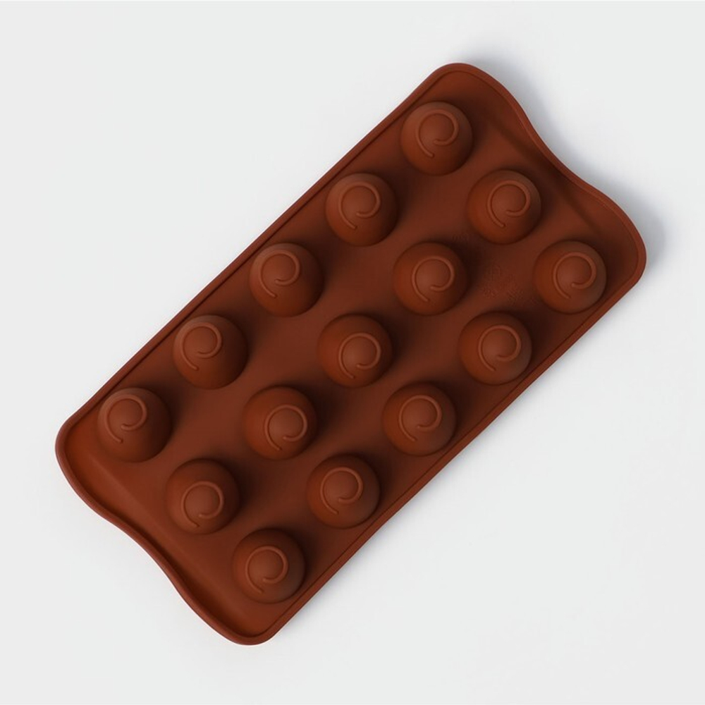 Силиконовая форма для конфет и шоколада "Рондо" 21*10,5*3см