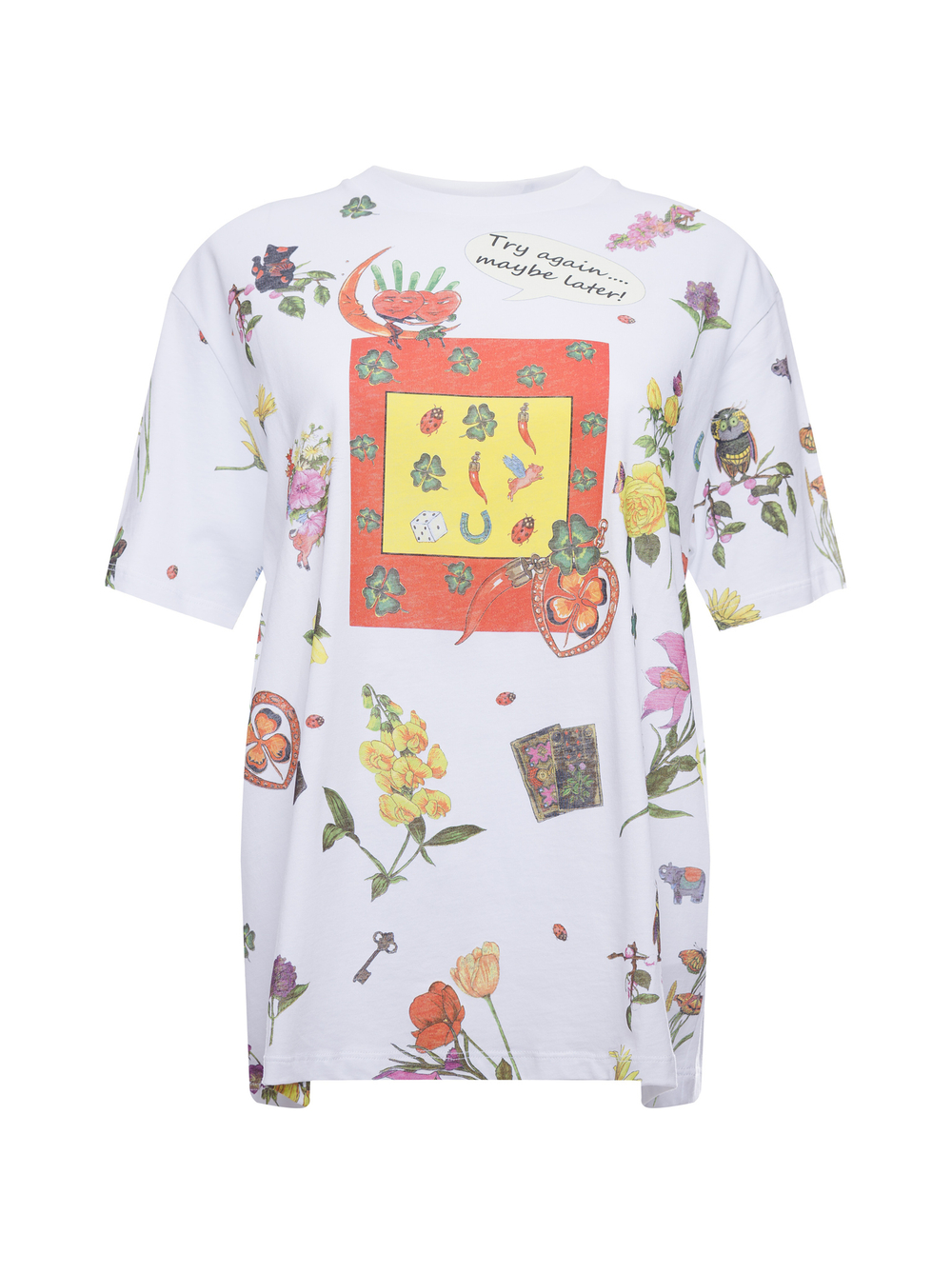 ETRO майка с рисунком - белый