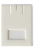 Вкладыш 08/наклонный/для серег/подвески/2 прорези/окошко для бирки/прорезь для нитки