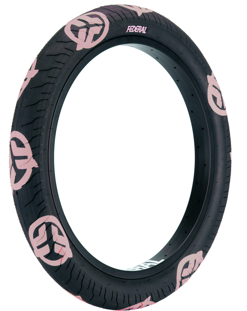 BMX Покрышки Federal Command Low Pressure (LP) Black/Pink logos 20&quot;x2.4&quot; / 60psi