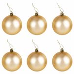 Шары ёлочные 24 шт., 5 см, "Eden Colors", пластик, цвет: золотистый/черный, ЗОЛОТАЯ СКАЗКА, 591979