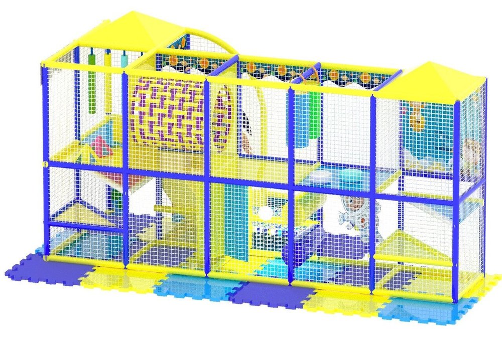 Детский игровой лабиринт «Галактика»13,6 м² (5,8*2.35*2.5м)