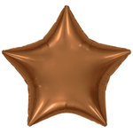 Шар фольгированный Звезда 90 см (Коричневый)