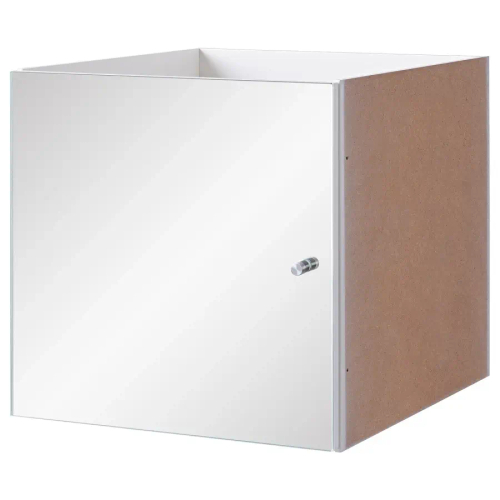 Вставка с дверцей в стеллаж - IKEA KALLAX/КАЛЛАКС ИКЕА, 33х33 см, белый