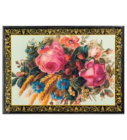 Народные промыслы ШК-11/ 6-F Шкатулка в технике декупаж (13х18х4)