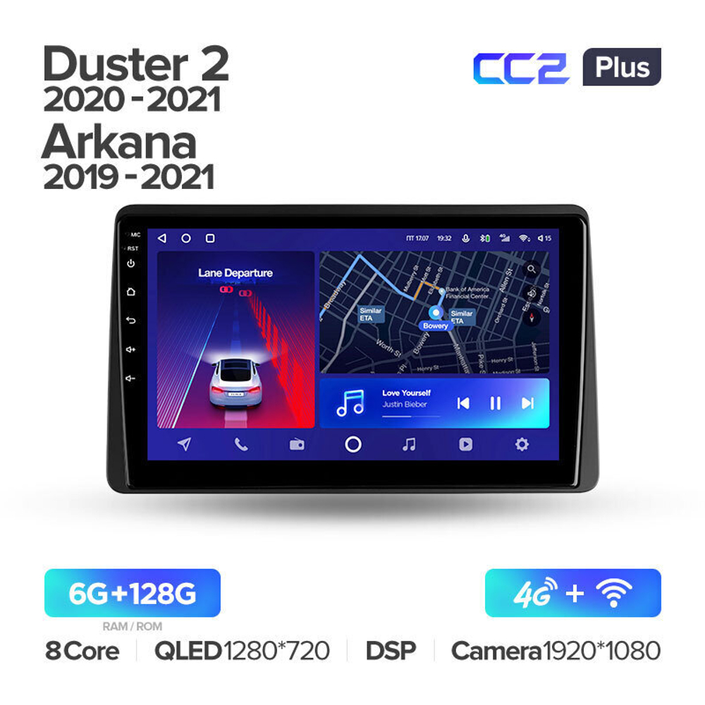 Teyes CC2 Plus 10.2" для Renault Arkana 2019-2021