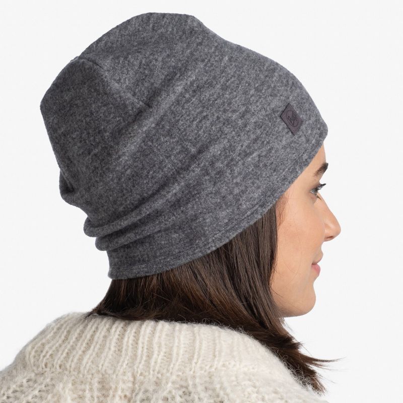 Шапка Buff Merino Fleece Hat Grey Фото 3