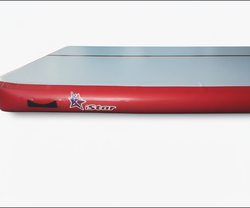 Надувная акробатическая дорожка гимнастическая "StarTrack" - 10х2х0,21м. (ЦВЕТ:СЕРЫЙ)