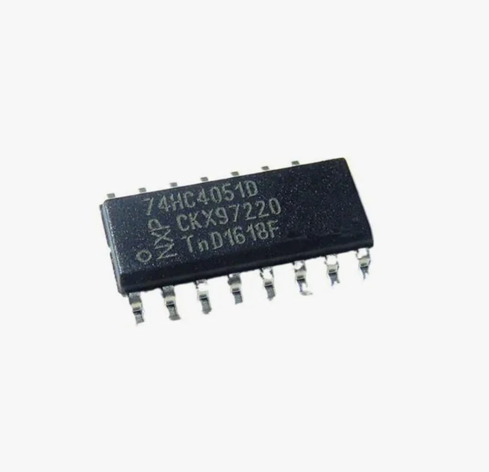 74HC4051D,653, Восьми канальный аналоговый мультиплексор/ демультиплексор, [SOIC-16]
