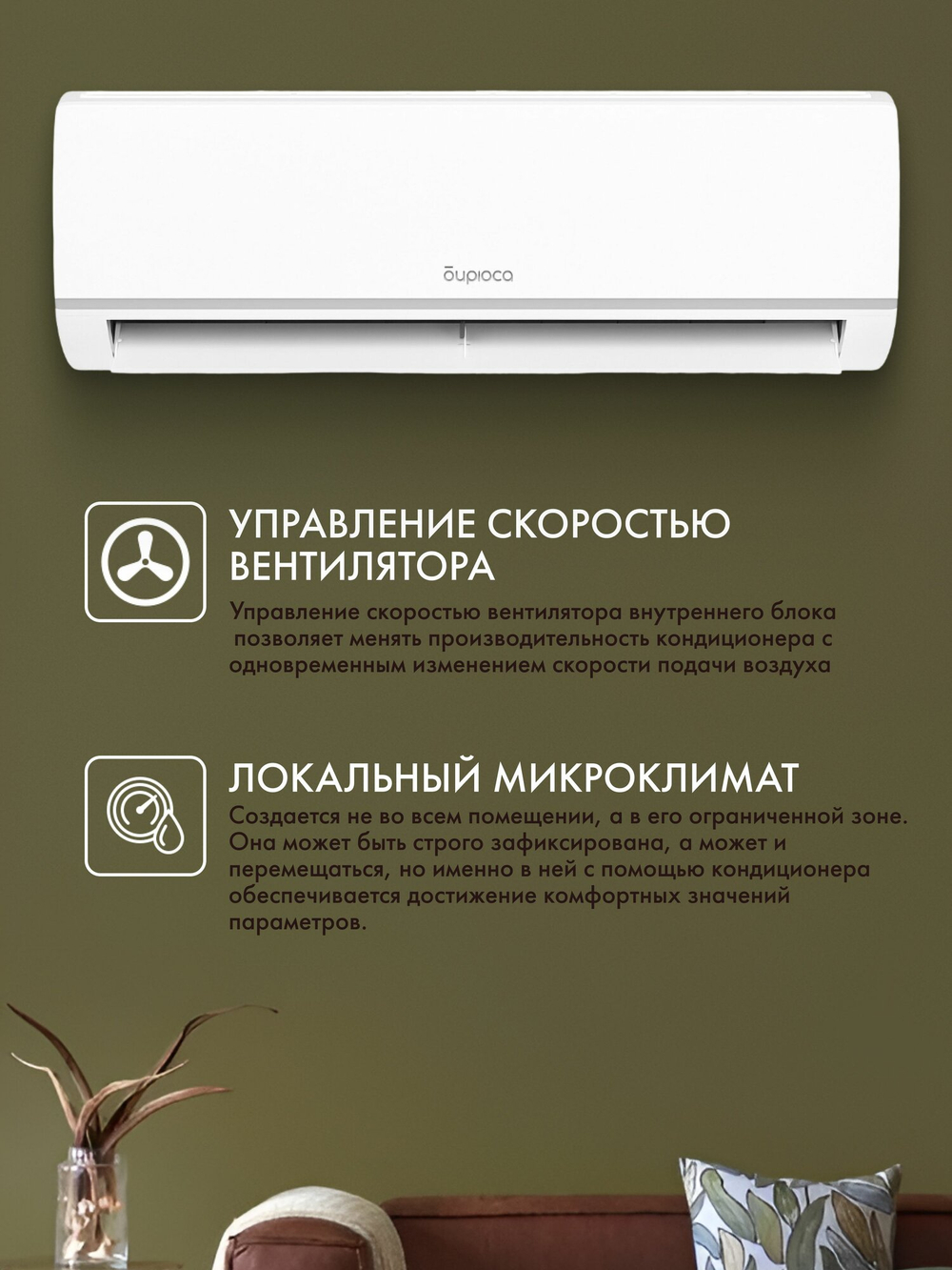 Сплит-система Бирюса B-07LIR/B-07LIQ Legend (инвертор на 20 м ) 4D Air Flow, Toshiba компрессор, Follow Me, самоочистка