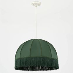 Citilux Базель CL407022 Подвесной светильник патина с зелёным абажуром