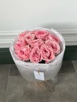 Букет из одноголовой пионовидной розы 11 шт