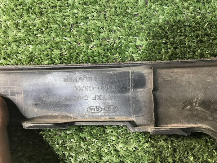 Юбка переднего бампера Kia Picanto 3 JA (2017-2021)