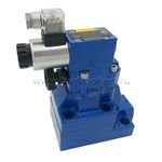 DAW10B2-5X/100-17-6EG24N9K4 - Разгрузочный предохранительный клапан с электроразгрузкой Ду10 с давлением настройки до 100 бар, с разностью срабатывания в 17%, внешний дренаж - нет