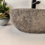 Раковина из речного камня RS-65389 49*33*15 0861
