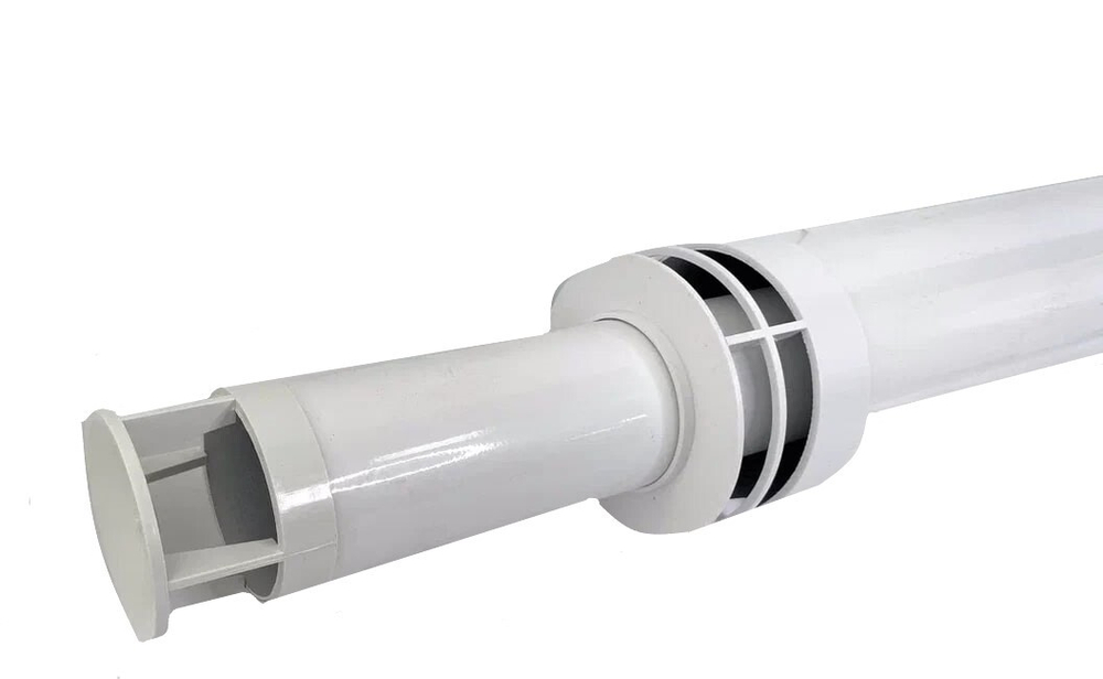 Комплект коаксиального дымохода 60/100 САРМАТ АНТИЛЕД Универс. (кроме immergas,navien Deluxe 75/100)