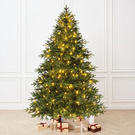 Елка с гирляндой встроенной «Сириус» (Литая хвоя) 180 см / 1,8 м