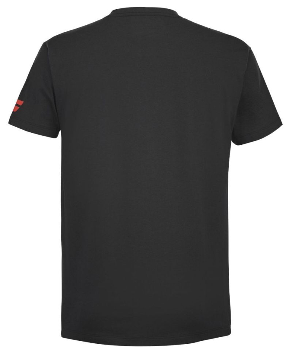Теннисная футболка Babolat Exercise Tee Men - black/black