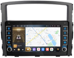 Магнитола Mitsubishi Pajero 4 2006-2022 - Carmedia OL-9566 Android 12, TS10, CarPlay, 4G SIM-слот