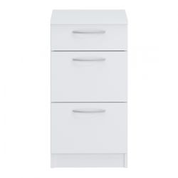 Тумба к туалетному столику Париж (Белый, тиснение), г.Уфа