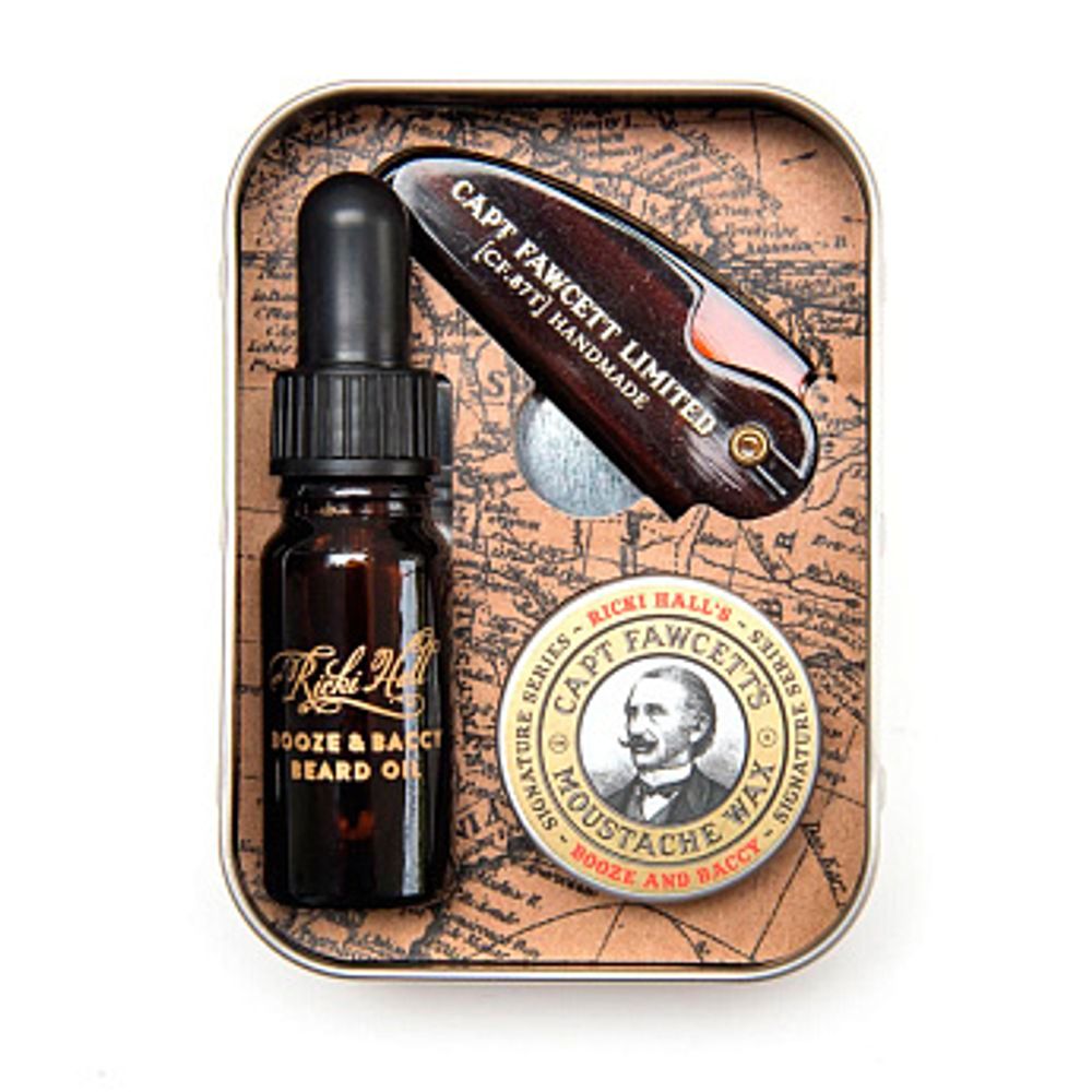Подарочный набор Ricki Hall Booze &amp; Baccy Grooming Survival Kit