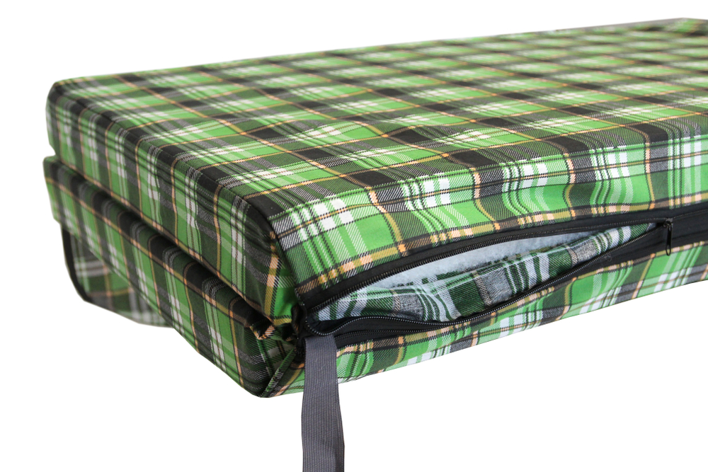 Мягкий элемент 1700х560х70 поликоттон М101-МТ010 арт.Люкс,Люкс2,Комфорт,Триумф,Орбита,Ямайка,Майами (цвет ткани . рис.зеленая клетка "Garden story"