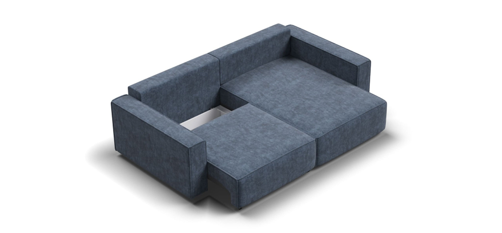 Угловой диван BOSS SOFT MODOOL Велюр Royal топаз