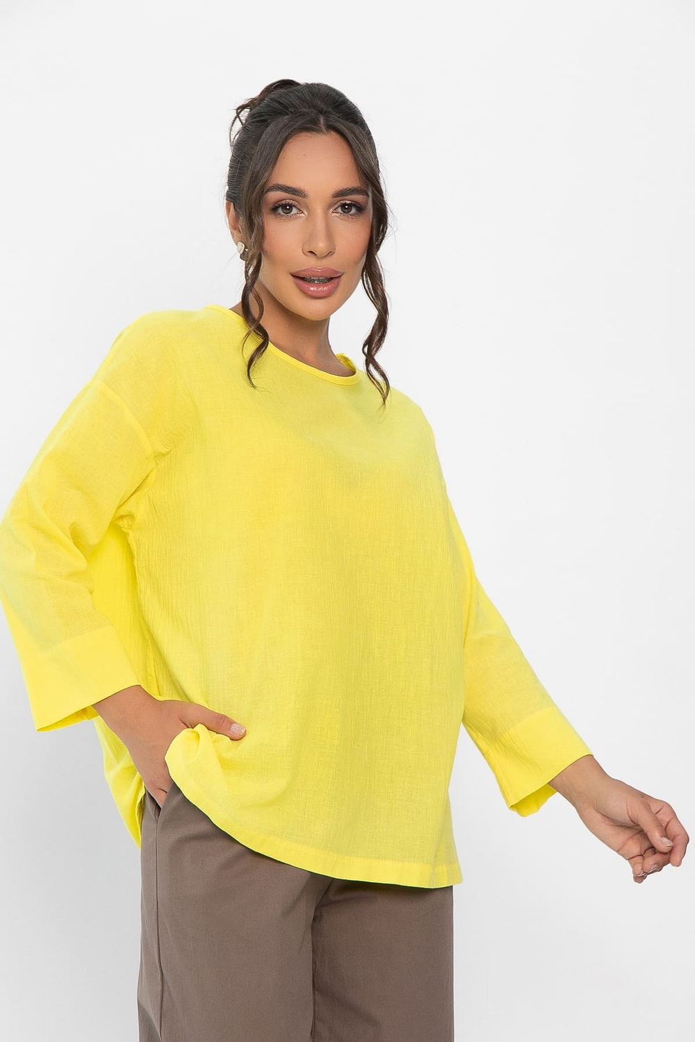 Лонгслив Пляж (желтый) Б13988-25М LT Collection