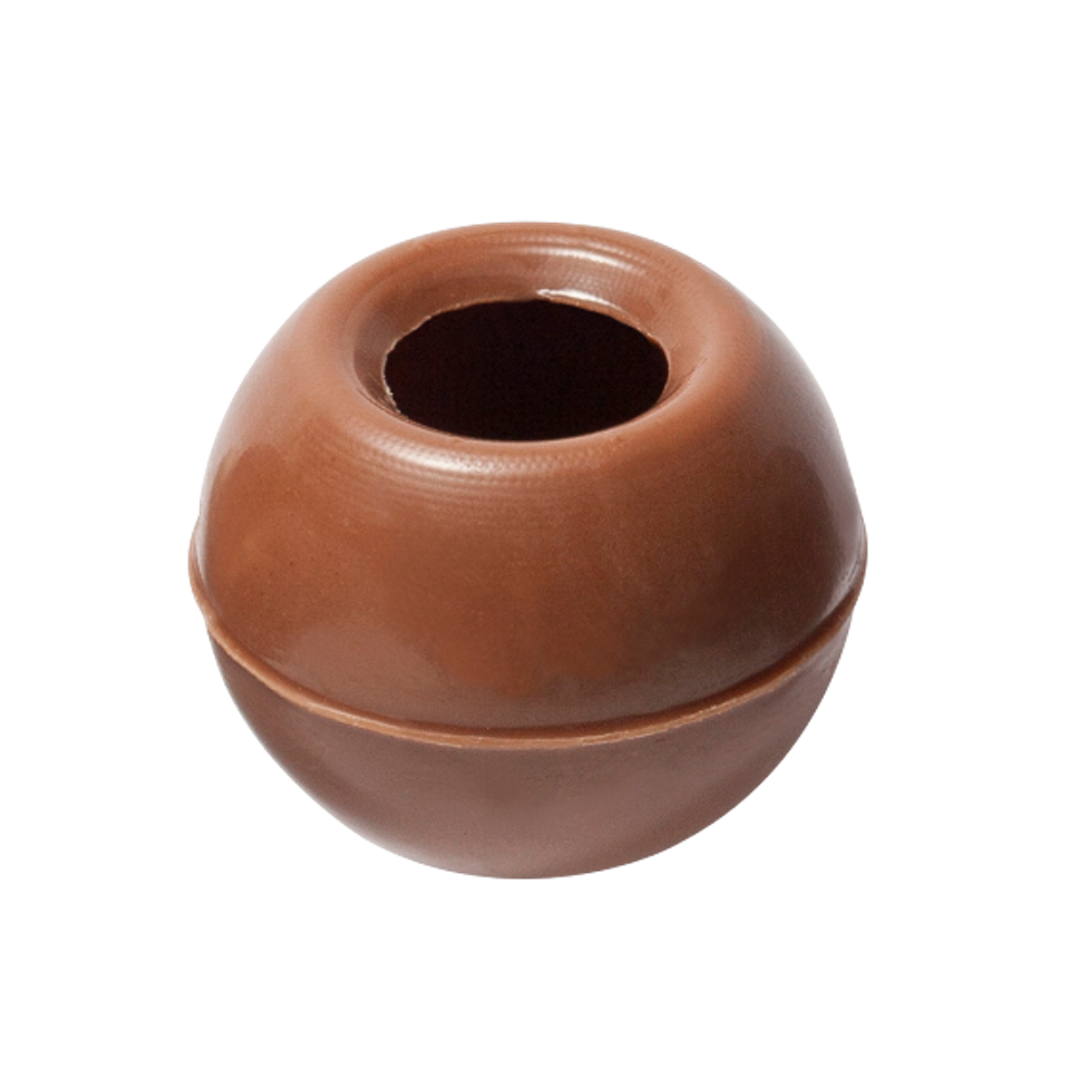 Шоколадные декор Callebaut "Шоколадные оболочки" из молочного шоколада (Лист 63 шт (Упаковка 504 шт)