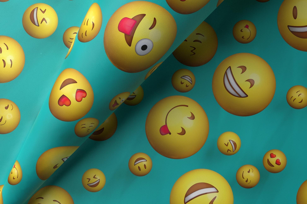 Микровелюр Smailiki 04 / Смайлики 04