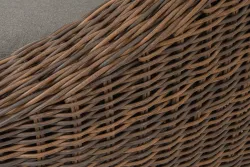 "Барселона" кресло из искусственного ротанга, цвет коричневый