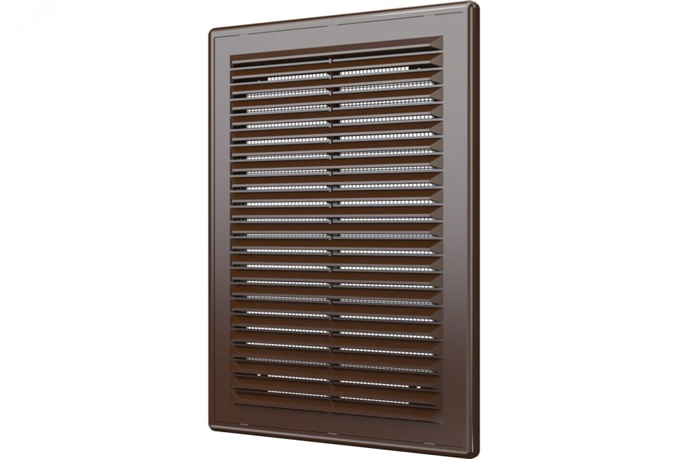 Решетка вен. разъем. с сеткой 183*253 беж. 1825P кор (Коричневая)