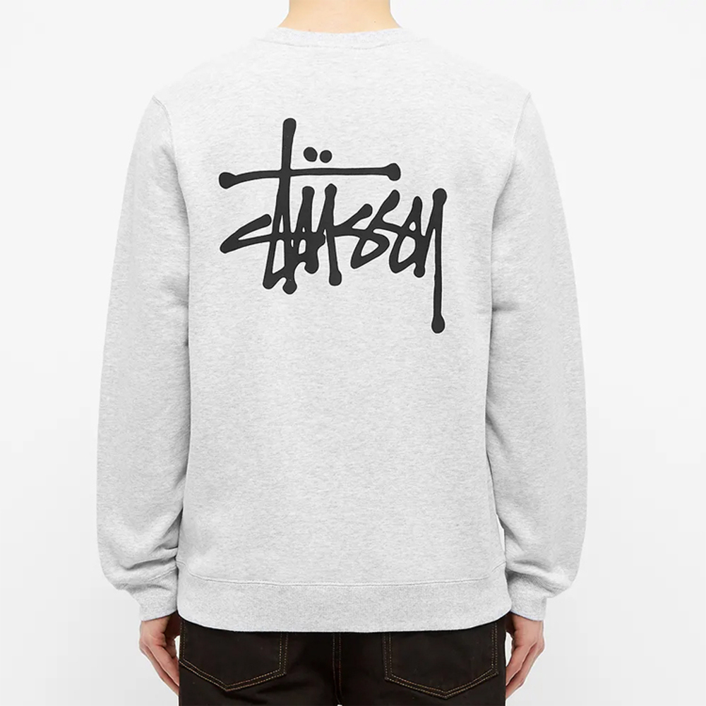 Толстовки Stussy Basic logo, 1914464ASHH