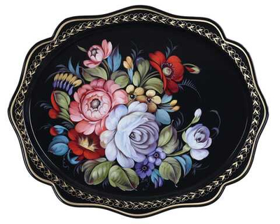 Zhostovo metal tray A15D29012651