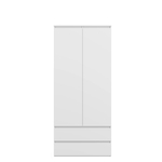 Шкаф для одежды, 92х47х182, Марм, распашной, в прихожую, с полками, Dipriz