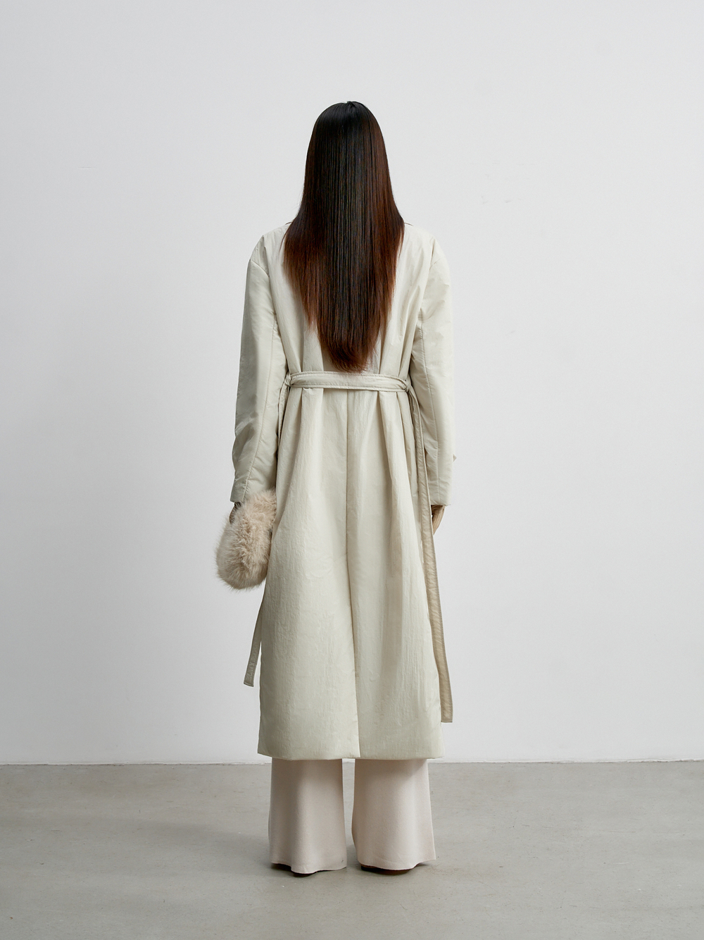 Облегчённый пуховик VANESSA, молочный