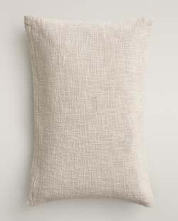 Zara Home наволочка декоративная из хлопка, бирюзовый, в полоску, 40x60 см