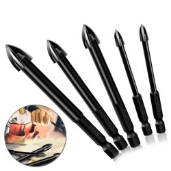 Сверла по керамике и стеклу, набор 7 шт.(3,4,5,6,8,10,12мм)