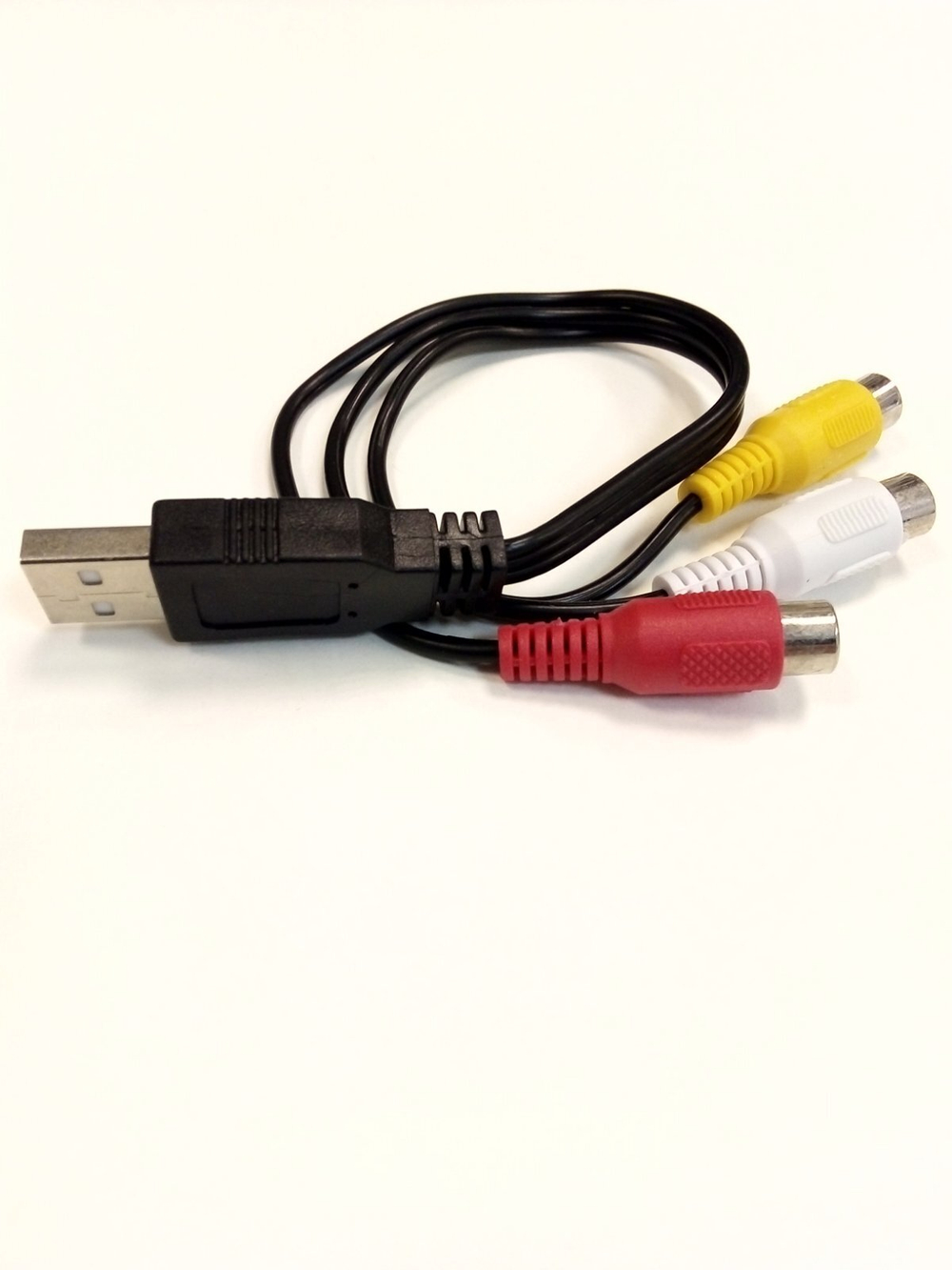 USB гнездо на штекер 3RCA (f-m)1,5 м