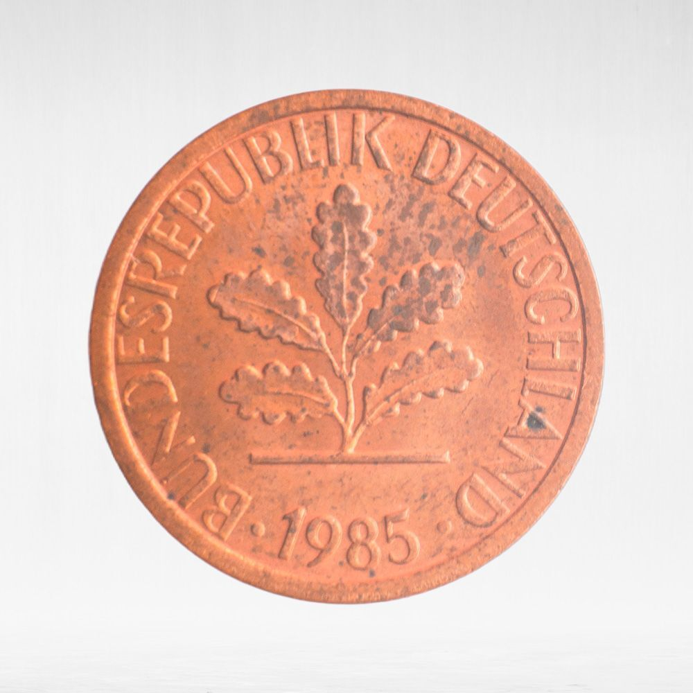 Germany, 1 Pfennig, 1985, (Munich Mint - "D"), VF